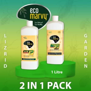 𝟮𝗶𝗻𝟭 𝗣𝗮𝗰𝗸: 𝗚𝗮𝗿𝗱𝗲𝗻 𝗦𝗽𝗿𝗮𝘆 & 𝗟𝗶𝘇𝗮𝗿𝗱 𝗥𝗲𝗽𝗲𝗹𝗹𝗲𝗻𝘁(𝟏𝑳) Concentrate | Zero Chemical | 1:10 Water Mix | Highly Safe for Kids, Pets & Environment