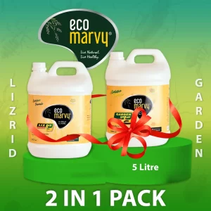 𝟮𝗶𝗻𝟭 𝗣𝗮𝗰𝗸: 𝗚𝗮𝗿𝗱𝗲𝗻 𝗦𝗽𝗿𝗮𝘆 & 𝗟𝗶𝘇𝗮𝗿𝗱 𝗥𝗲𝗽𝗲𝗹𝗹𝗲𝗻𝘁(𝟓𝑳) Concentrate | Zero Chemical | 1:10 Water Mix | Highly Safe for Kids, Pets & Environment